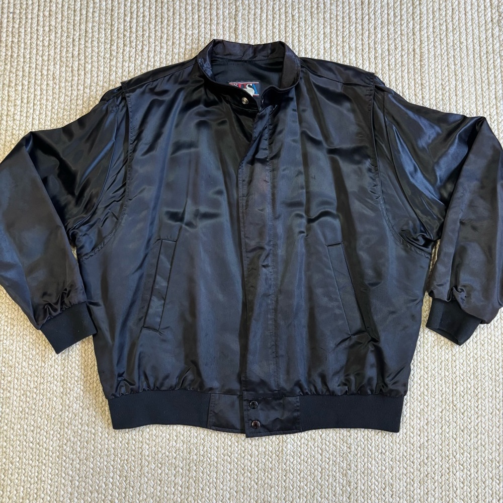 Vintage 80s Satin Bomber Jacket – Mountain View Casino & Bowl Pahrump NV